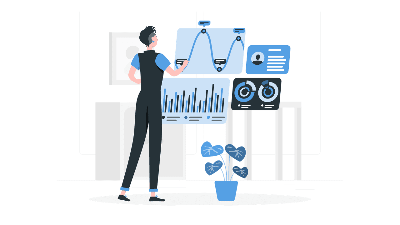 Illustration of AI Transformation concept
